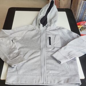 *nd Athletic Works Light Gray Kids Hoodie With Fleece Lini G